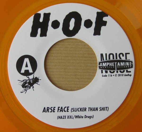 H.O.F. On White Drugs - 35 Power Color Vinyl 7" Record