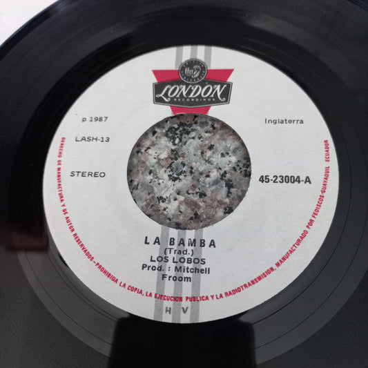 Los Lobos – La Bamba Vinyl 7" Record *Used 1987 Release*