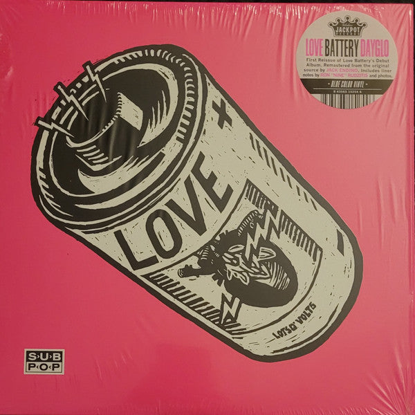 Love Battery – Dayglo Blue Color Vinyl LP Record