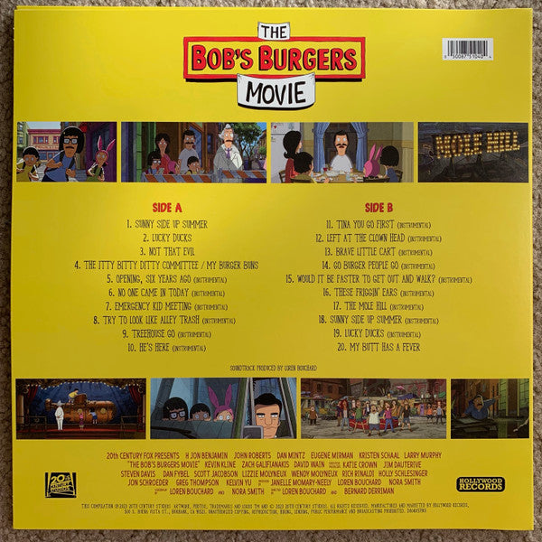 Soundtrack - The Bob's Burgers Movie Mustard Yellow Color Vinyl LP Record