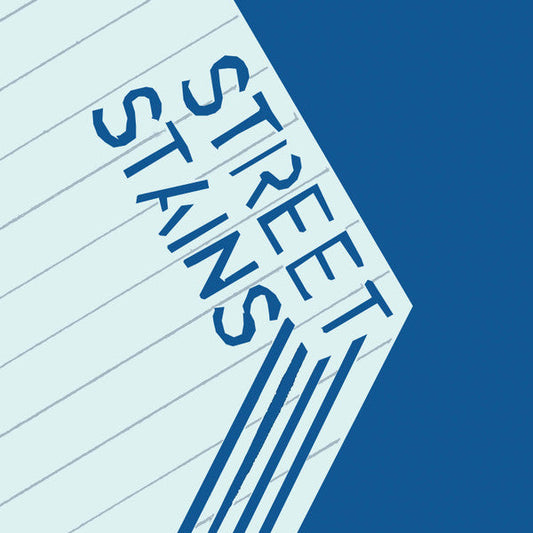 Street Stains - Street Stains Blue/Light Blue Split Color 10" Vinyl LP Record