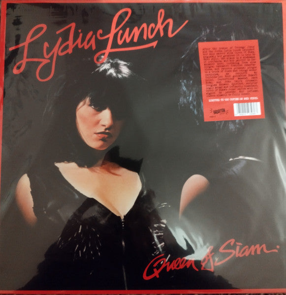 Lydia Lunch – Queen Of Siam Red Color Vinyl LP Record