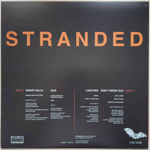 Great Falls / Dug / Canyons / Don't Grow Old – Stranded 4-Way Split 12" Random Color Vinyl LP Record