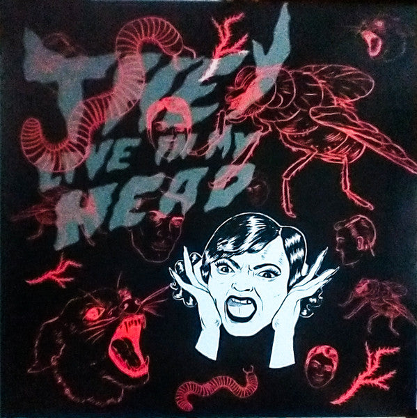 Bush Tetras - They Live In My Head Red Color Vinyl LP Record