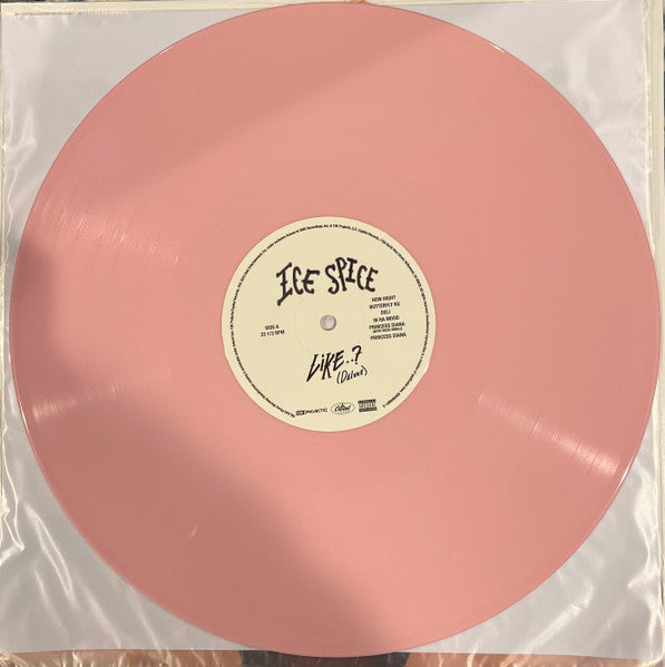 Ice Spice – Like..? (Deluxe) Pink Color Vinyl LP Record