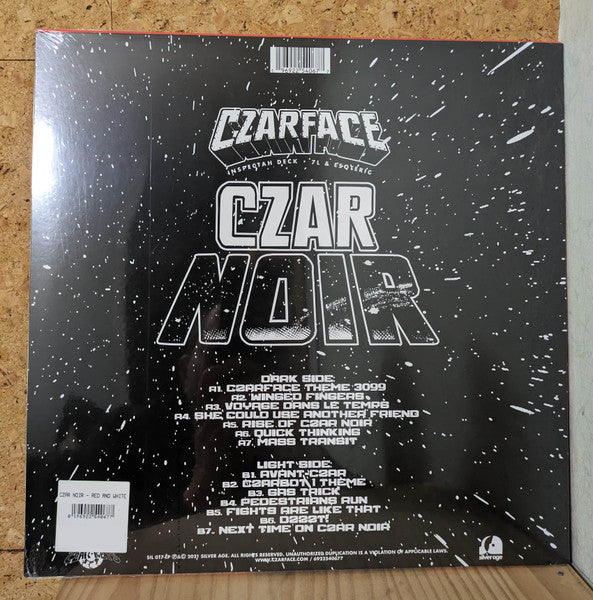 Czarface – Czar Noir Red/White Color Vinyl LP Record