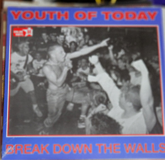 Youth Of Today – Break Down The Walls Pink Color Vinyl LP Record