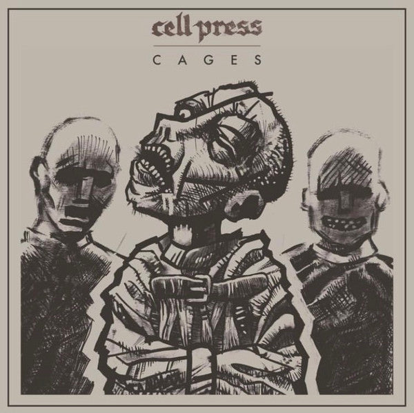 Cell Press – Cages Black Splatter Color Vinyl LP Record