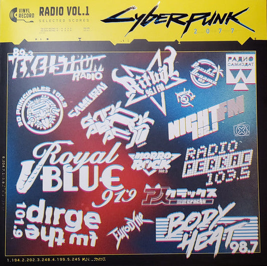 Various – Cyberpunk 2077 Radio OST Vol. 1 Yellow Color Vinyl LP Record