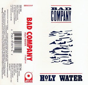 Bad Company – Holy Water Cassette *Used 1990 Release*