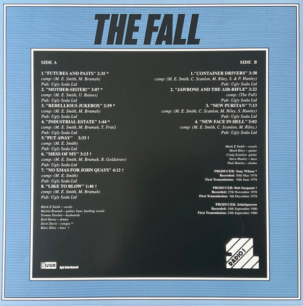 Fall, The - The Peel Sessions 1978-1980 Vinyl LP Record *Unofficial Release*