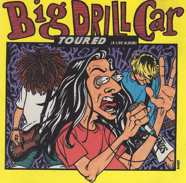 Big Drill Car – Toured [A Live Album] CD *SEALED 1993 RELEASE*