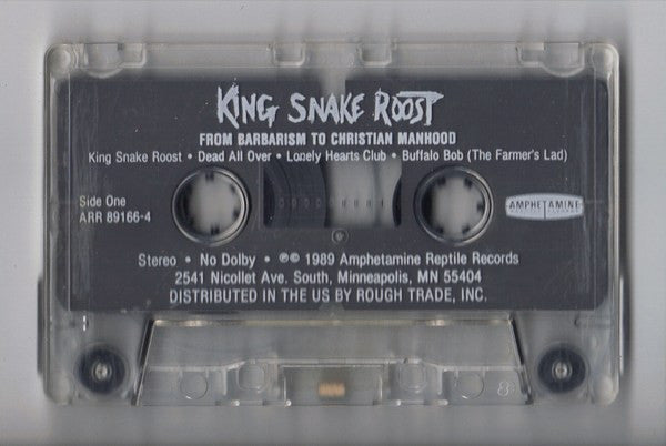 King Snake Roost – From Barbarism To Christian Manhood Cassette *USED 1989 RELEASE*