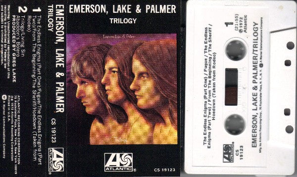 Emerson, Lake & Palmer – Trilogy Cassette *Used Release*