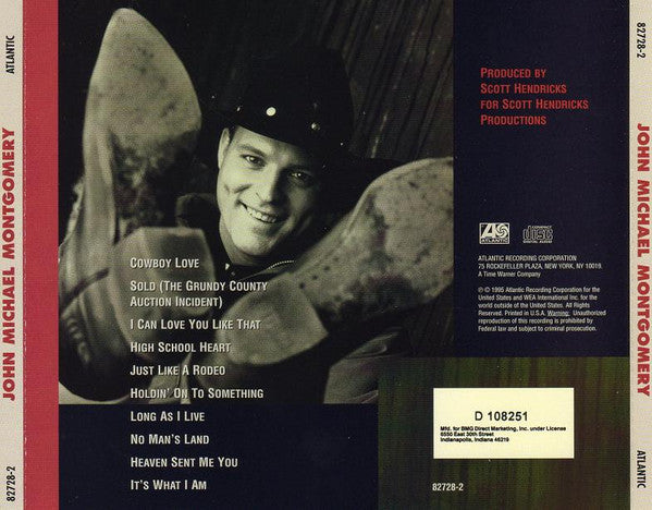 John Michael Montgomery – John Michael Montgomery CD *Used 1995 Club Release*