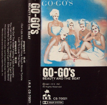 Go-Gos – Beauty And The Beat Cassette Tape *USED 1981 RELEASE*