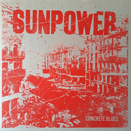 Sunpower – Concrete Blues Red Color Vinyl LP Record *Used 2014 Release*