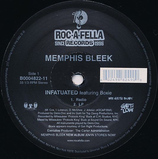 Memphis Bleek – Infatuated Vinyl LP Record *Sealed 2005 Release*