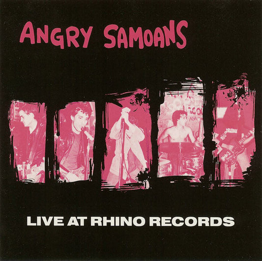 Angry Samoans – Live At Rhino Records CD *Sealed 1990 Release*