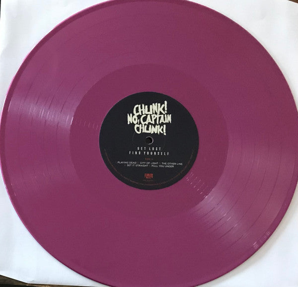 Chunk! No, Captain Chunk! - Get Lost Find Yourself Purple Color Vinyl LP Record *USED 2015 RELEASE*