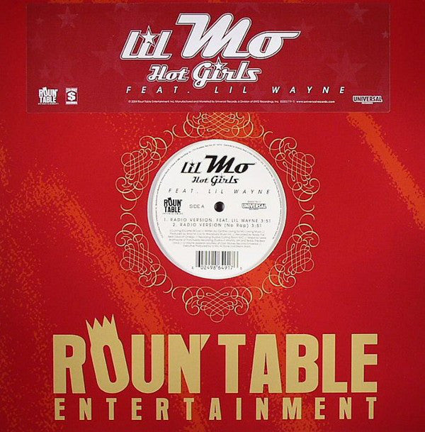 Lil Mo Feat. Lil Wayne – Hot Girls Vinyl LP Record