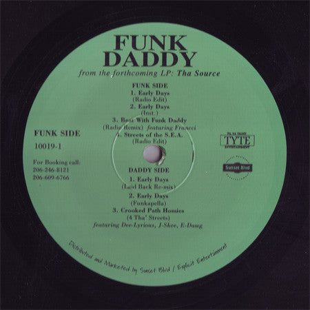 Funk Daddy – Tha Source Vinyl LP Record *Sealed 1995 Release*