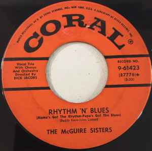 McGuire Sisters, The – Something's Gotta Give / Rhythm 'N' Blues Vinyl 7" Record *Used 1955 Release*