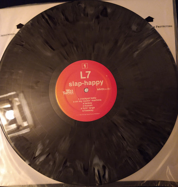 L7 - Slap Happy Gray Marble Color Vinyl LP Record