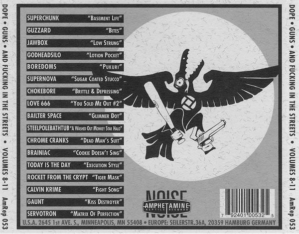 Compilation - Various Artists - Dope Guns N F**king In The Streets Volumes 8-11 CD