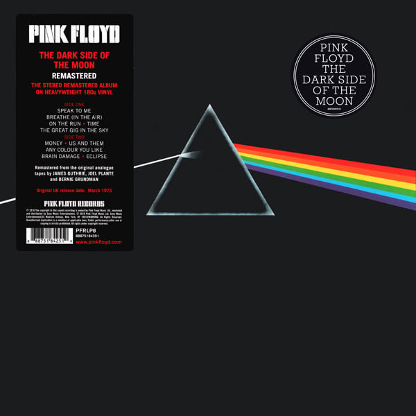 Pink Floyd - The Dark Side Of The Moon 180G Gatefold Sleeve Vinyl LP Record