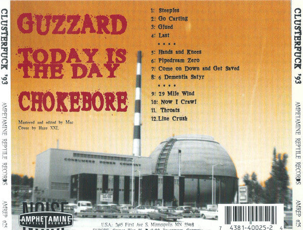 Today Is The Day - Guzzard - Chokebore – Clusterfuck '94 CD *SEALED 1994 RELEASE*