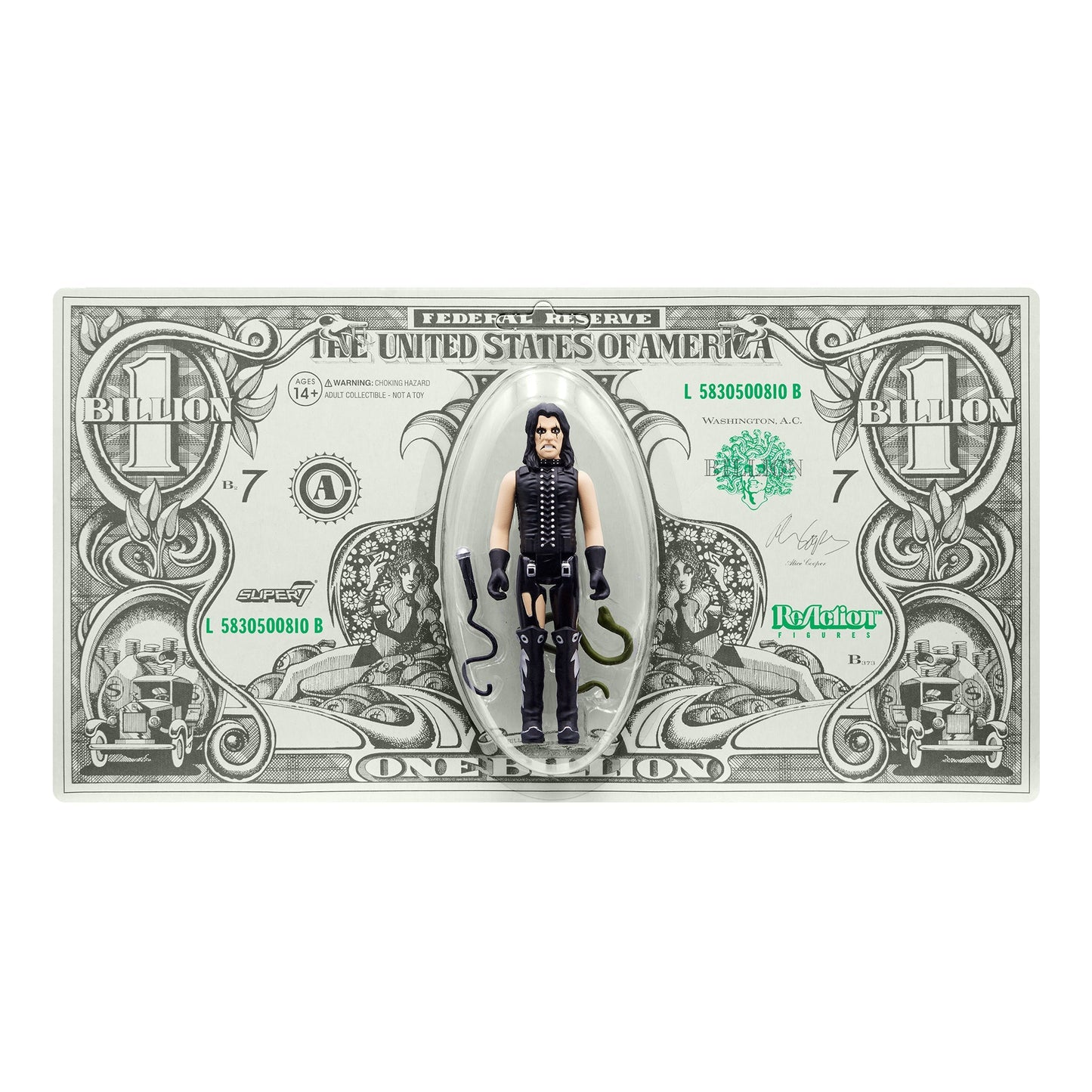 Super7 x Alice Cooper - Billion Dollar Babies ReAction Figure