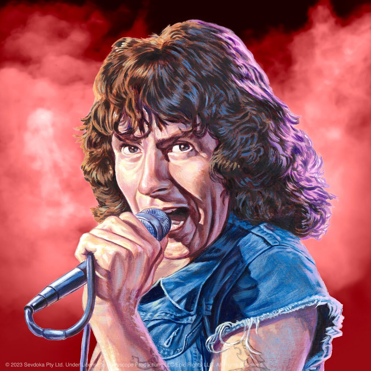 Super7 x BON SCOTT ReAction Figure