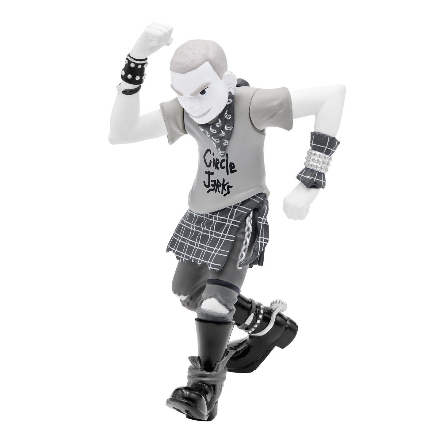 Super7 x Circle Jerks Skank Man Grayscale ReAction Figure