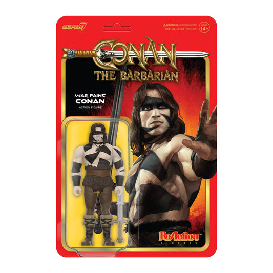 Super7 x CONAN THE BARBARIAN - CONAN (WAR PAINT) ReAction Figure