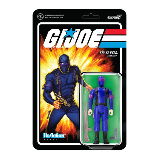 Super7 x G.I. Joe  Snake Eyes 1 ReAction Figure