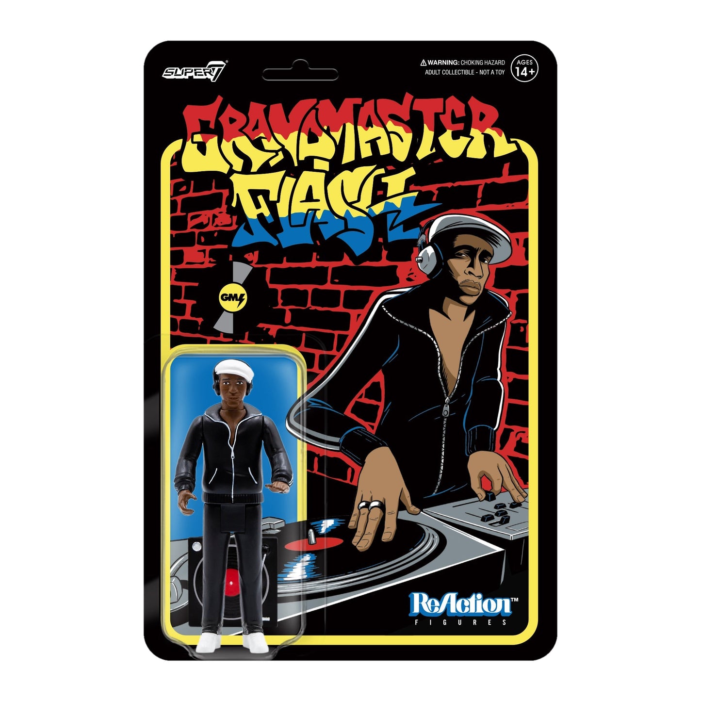 Super7 x Grandmaster Flash ReAction Figure