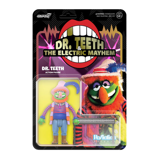 Super7 x The Muppets - Electric Mayhem Band - Dr. Teeth ReAction Figure