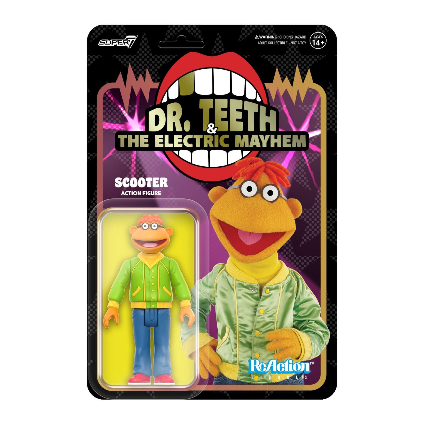 Super7 x The Muppets - Electric Mayhem Band - Scooter ReAction Figure