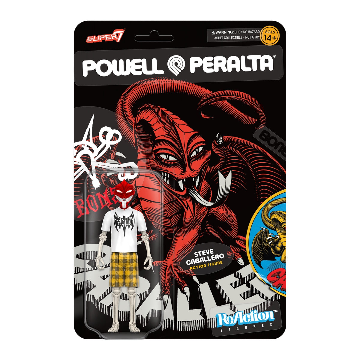 Super7 x Powell Peralta Steve Caballero Wave 2 ReAction Figure