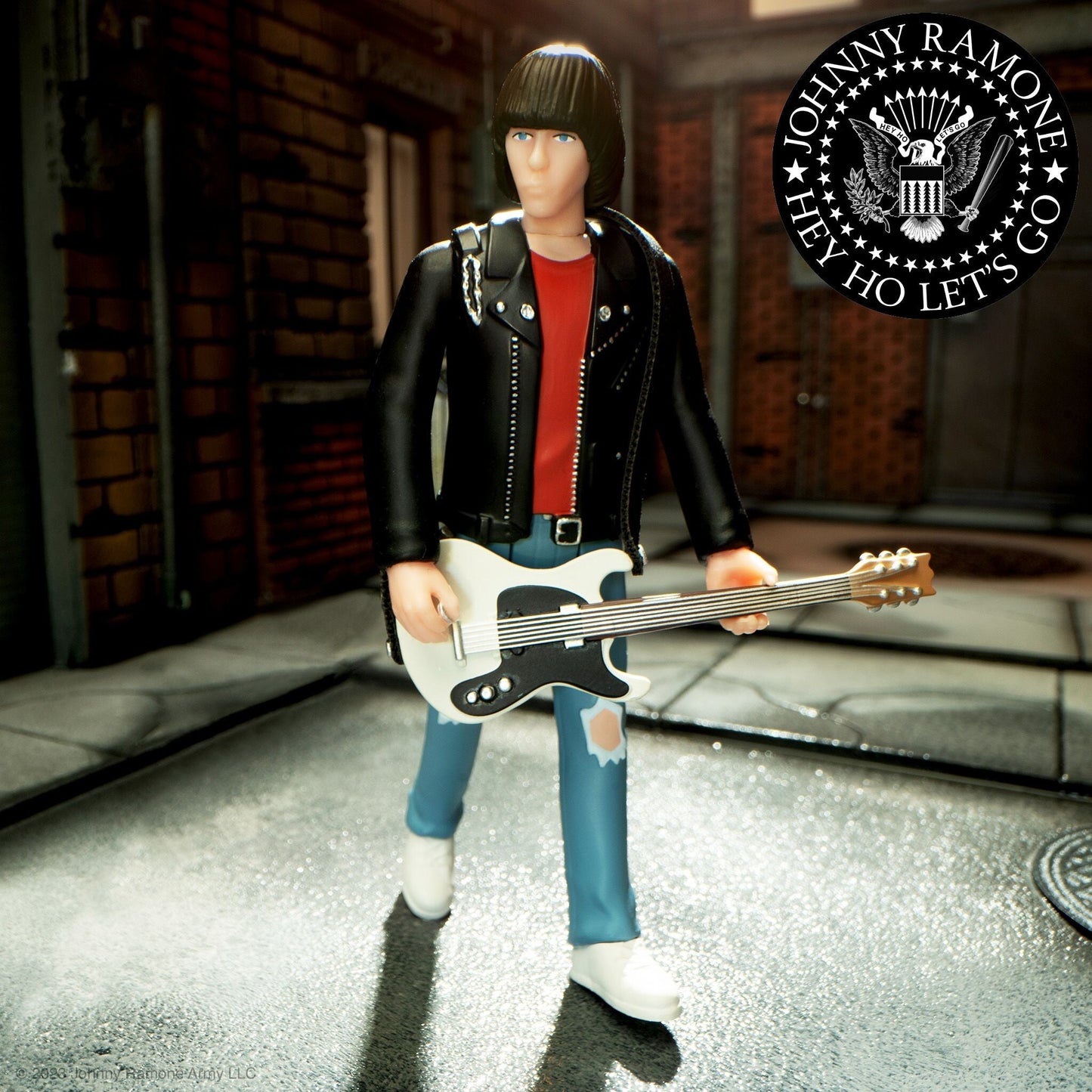 Super7 x Ramone's Johnny Ramone ReAction Figure