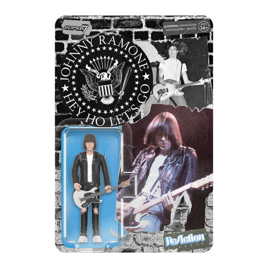 Super7 x Ramone's Johnny Ramone (White Shirt) ReAction Figure