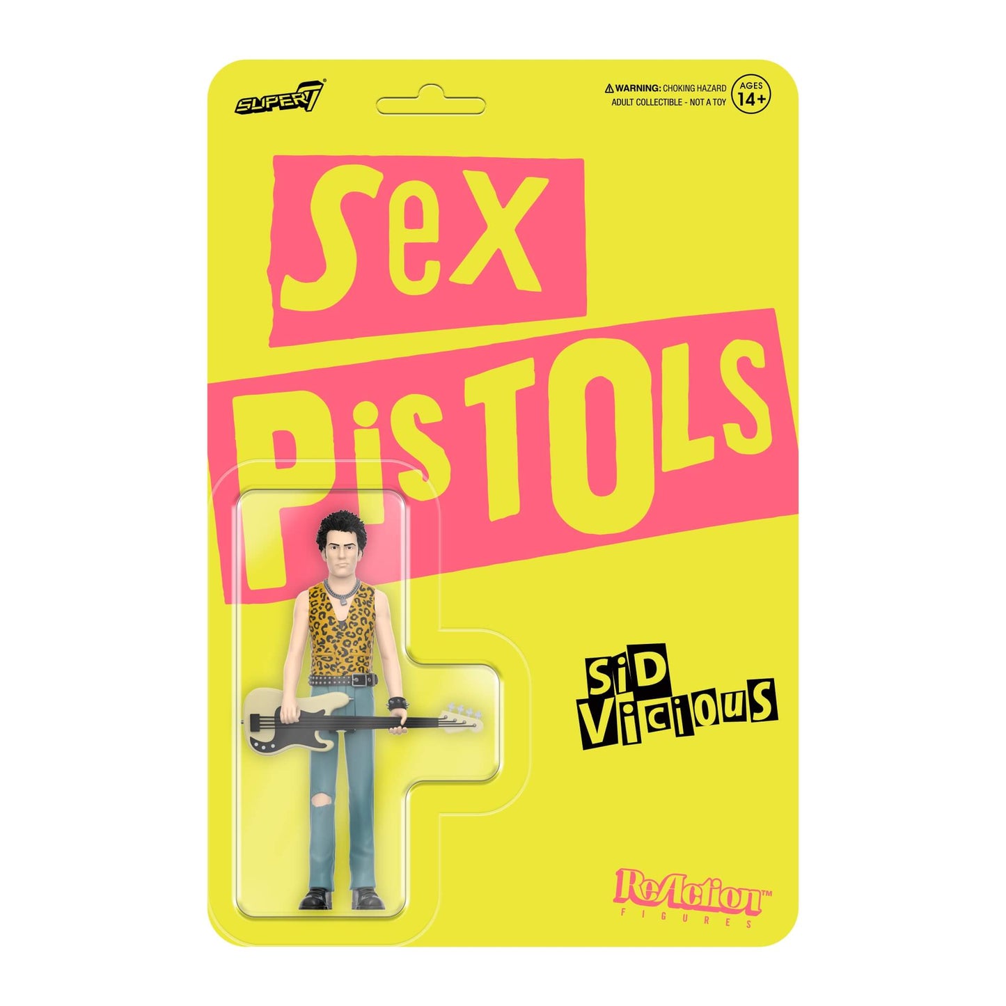 Super7 x Sex Pistols Sid Vicious ReAction Figure