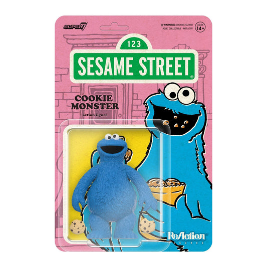 Super7 x SESAME STREET - COOKIE MONSTER ReAction Figure