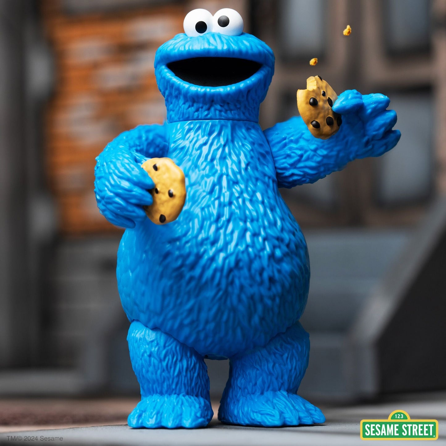 Super7 x SESAME STREET - COOKIE MONSTER ReAction Figure