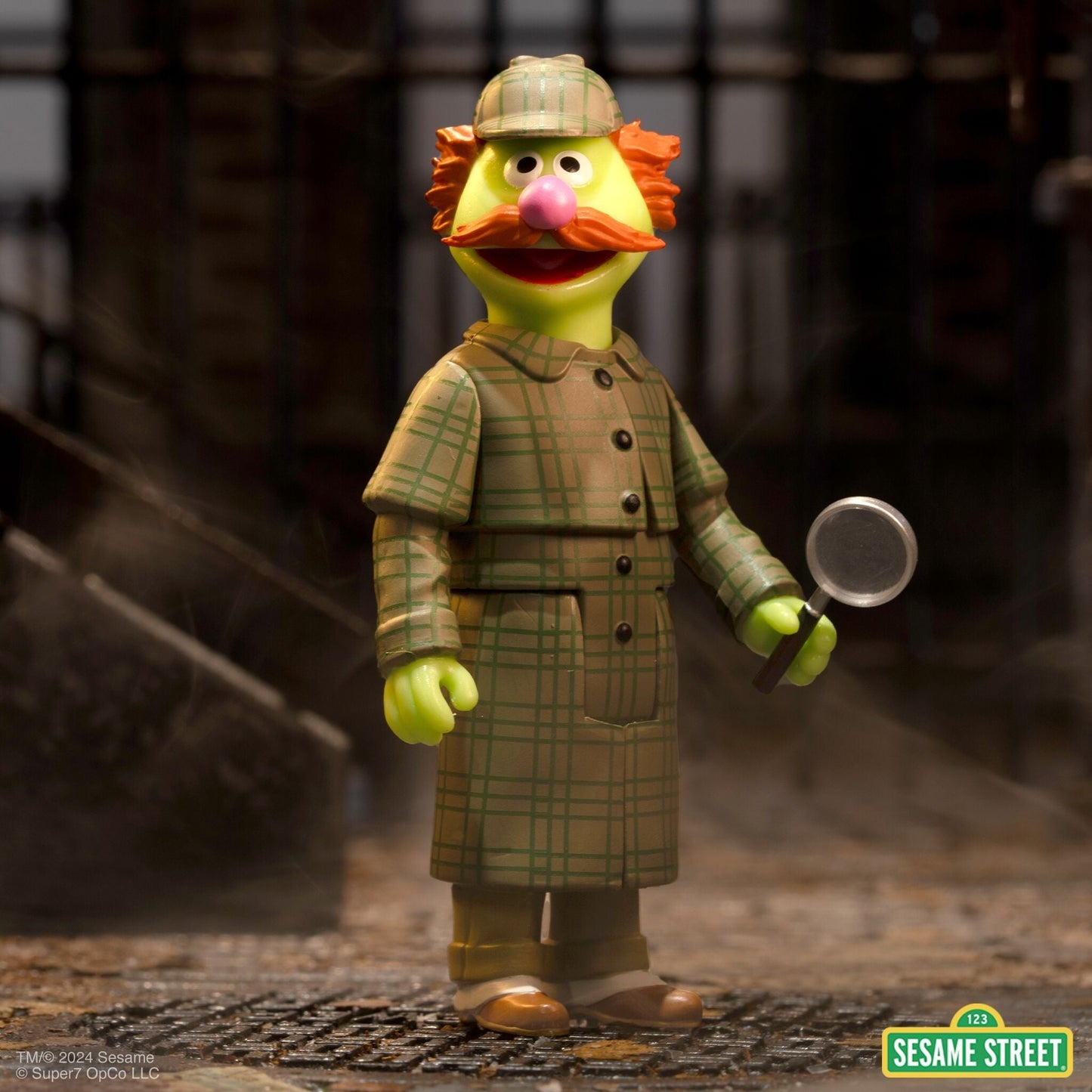 Super7 x SESAME STREET - SHERLOCK HEMLOCK ReAction Figure