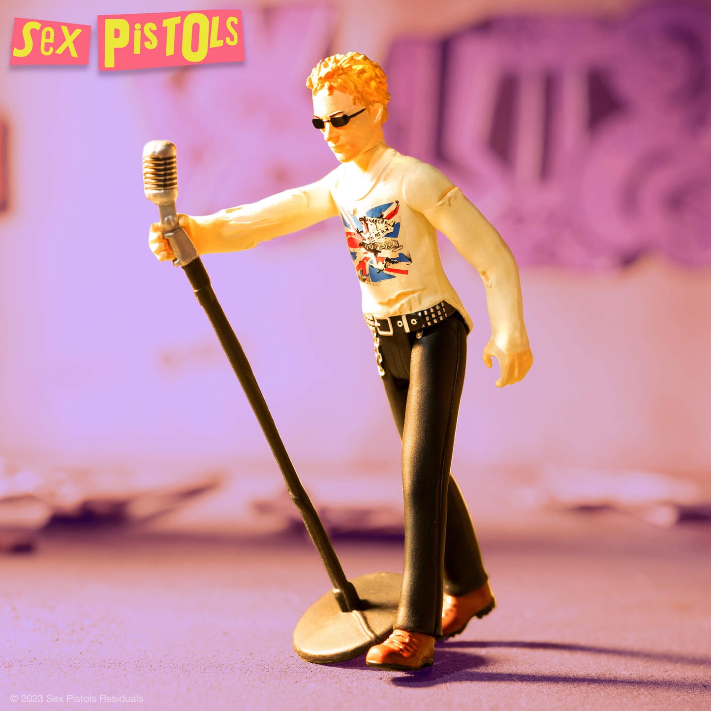 Super7 x Sex Pistols Johnny Rotten ReAction Figure