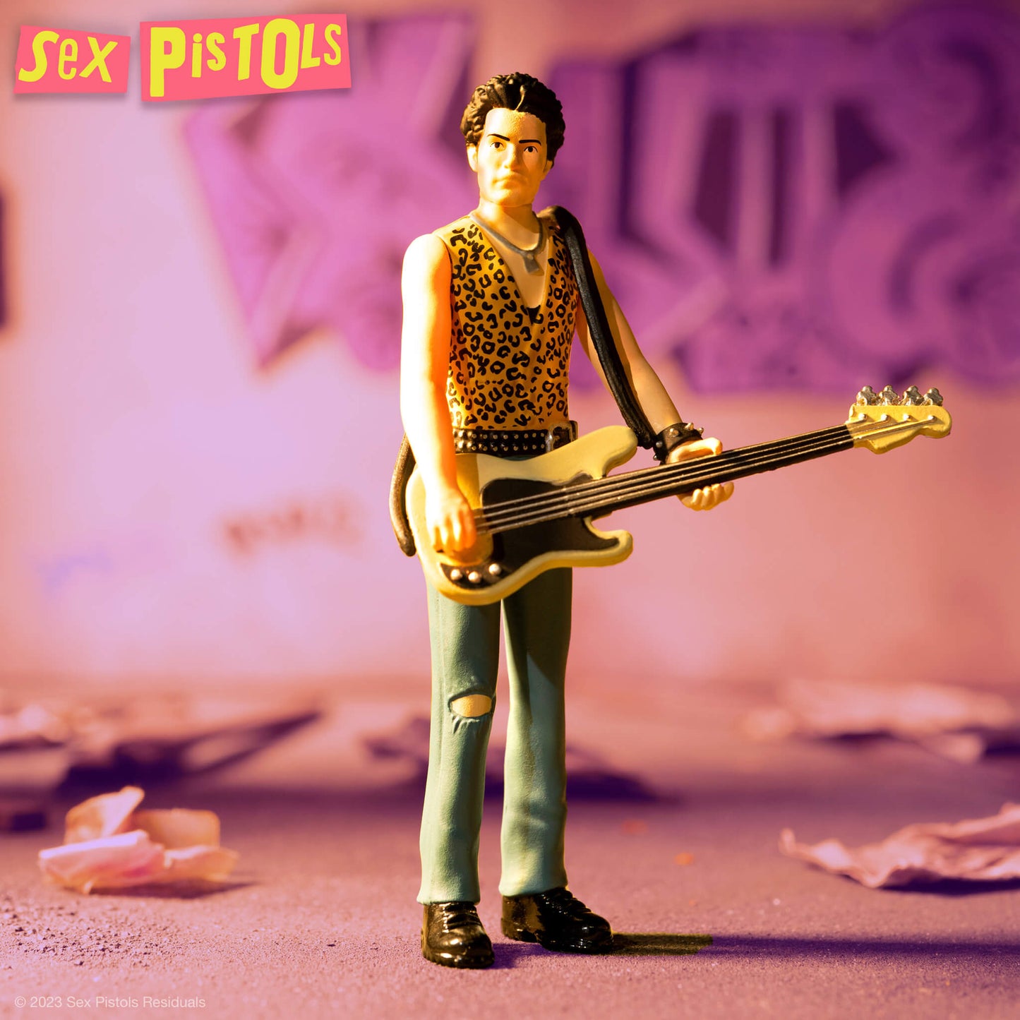 Super7 x Sex Pistols Sid Vicious ReAction Figure