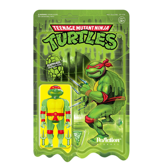 Super7 x Teenage Mutant Ninja Turtles - Raphael (Mutagen Ooze) ReAction Figure TMNT