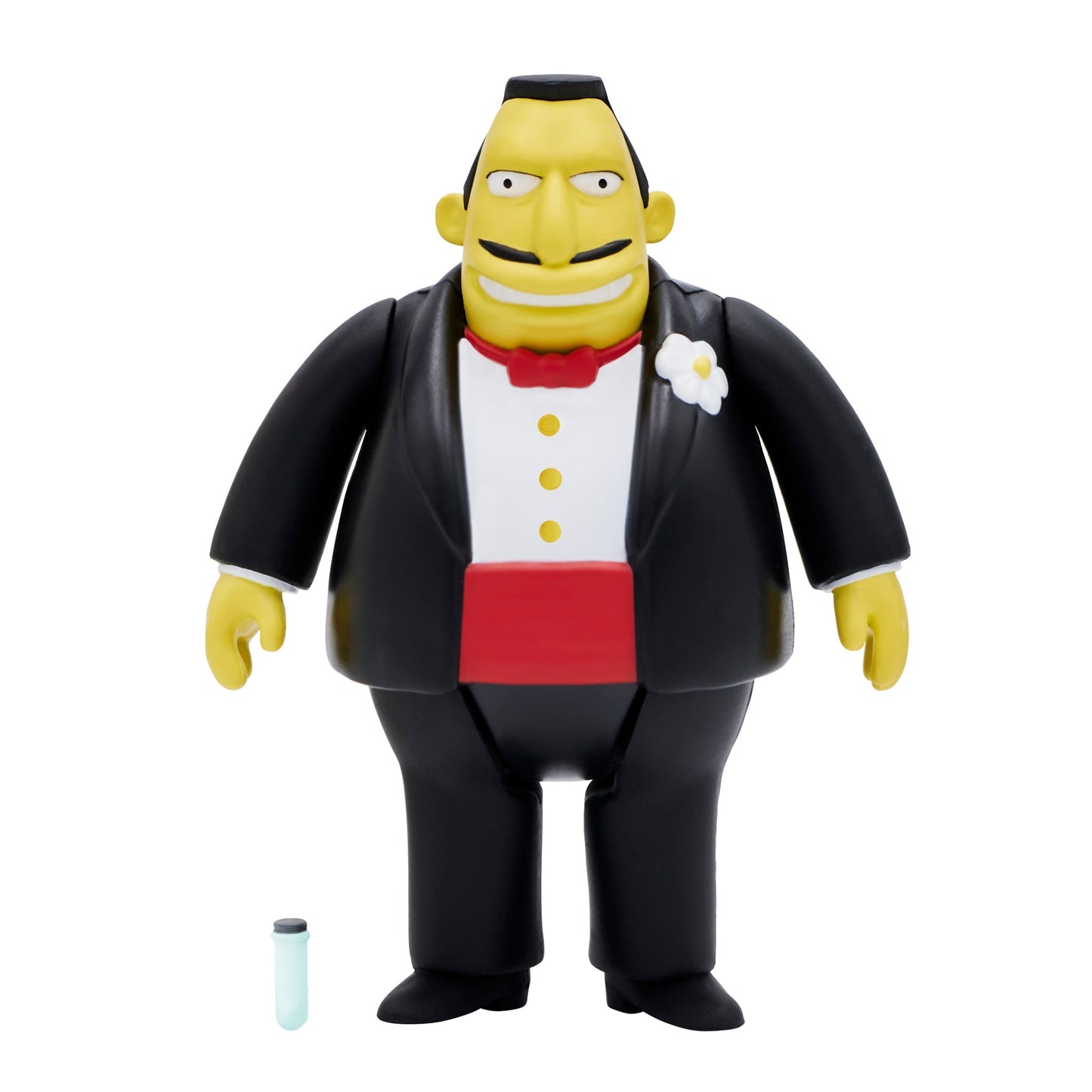 Super7 x The Simpsons - McBain Senator Mendoza ReAction Figure